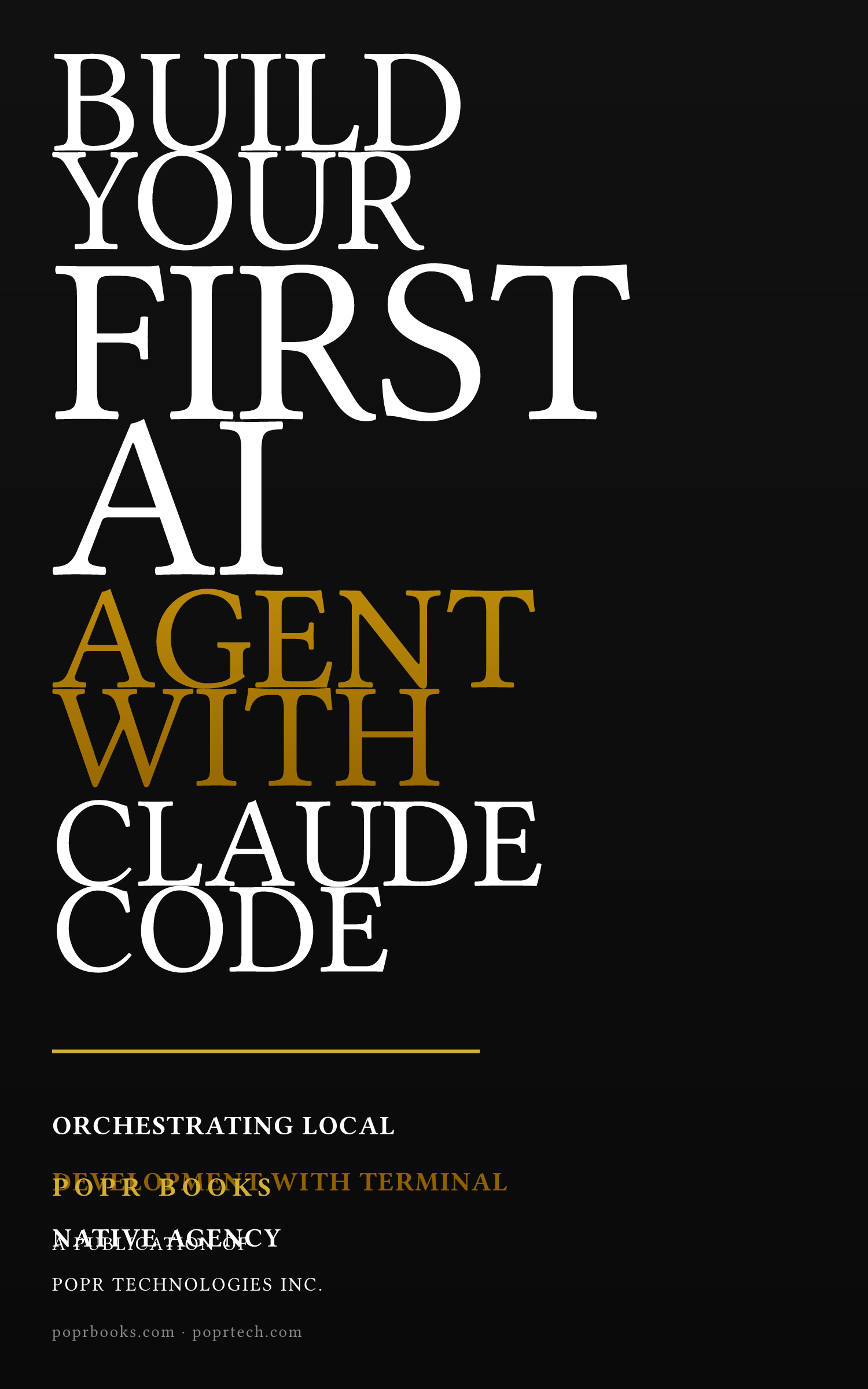 Build Your First AI Agent with Claude Code — cover