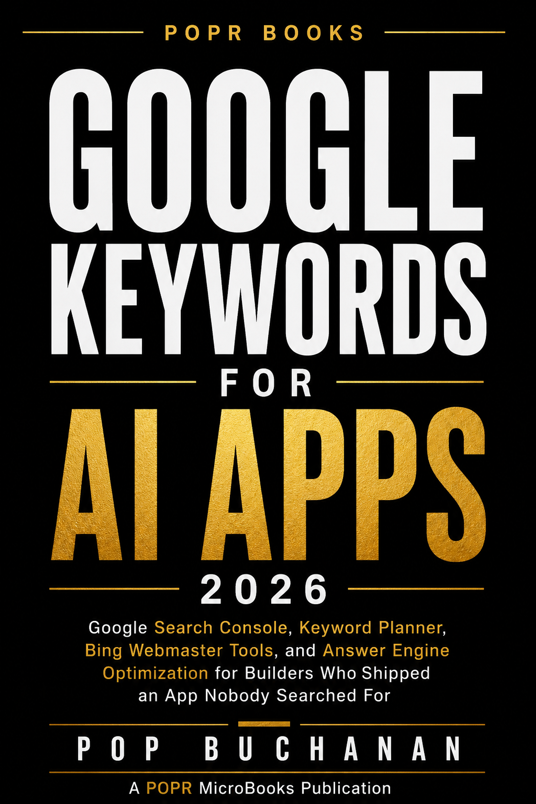 Google Keywords for AI Apps 2026 — cover