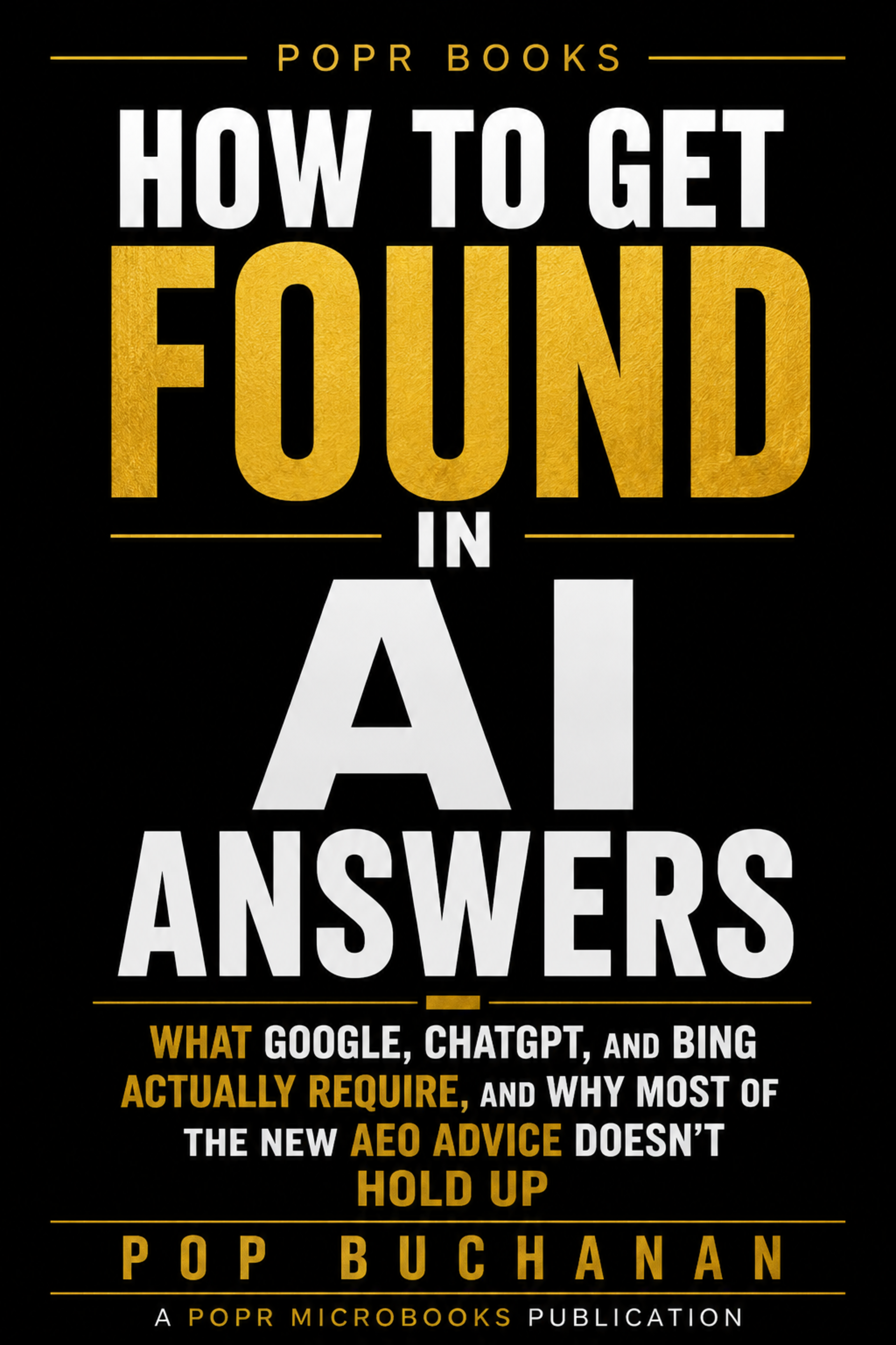 How to Get Found in AI Answers — cover